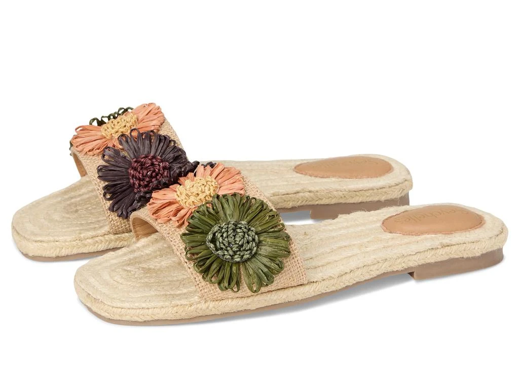 Seychelles Botanical Gardens Flowers Slide Sandal 1