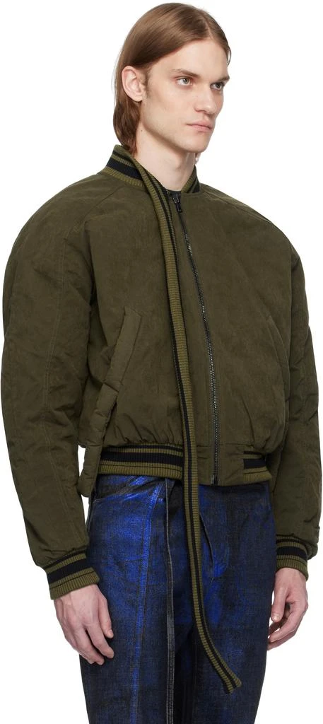 Ottolinger Khaki Strap Bomber Jacket 2