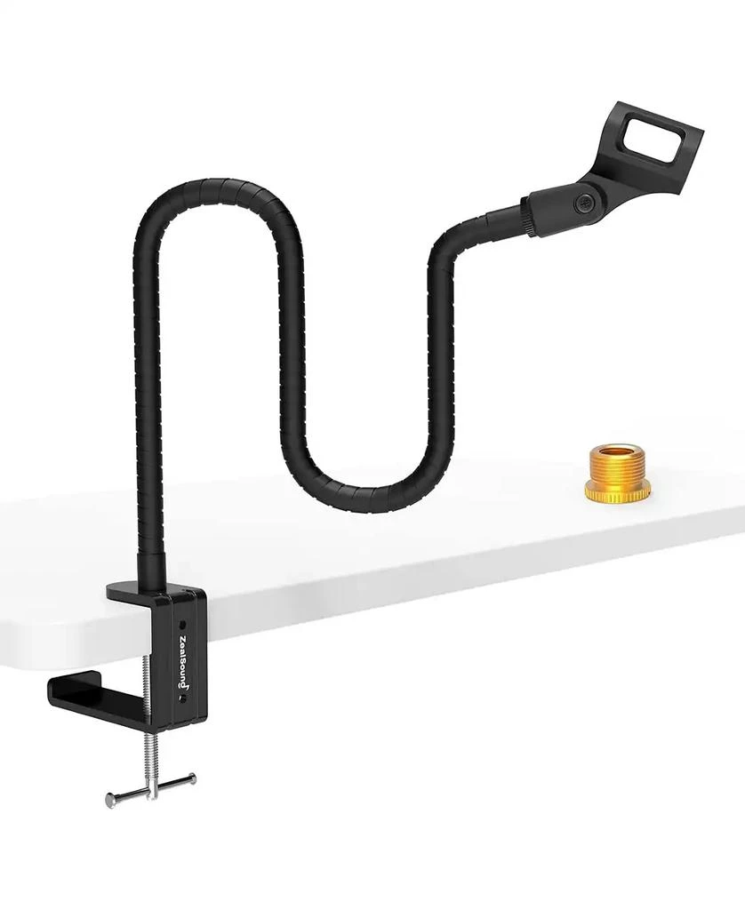 ZealSound Microphone Arm Stand H1 19 and T13-US Black Bundle 2