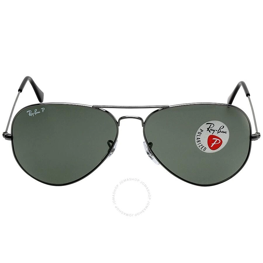 Ray-Ban Aviator Classic Polarized Green Classic G-15 Unisex Sunglasses RB3025 004/58 62 1