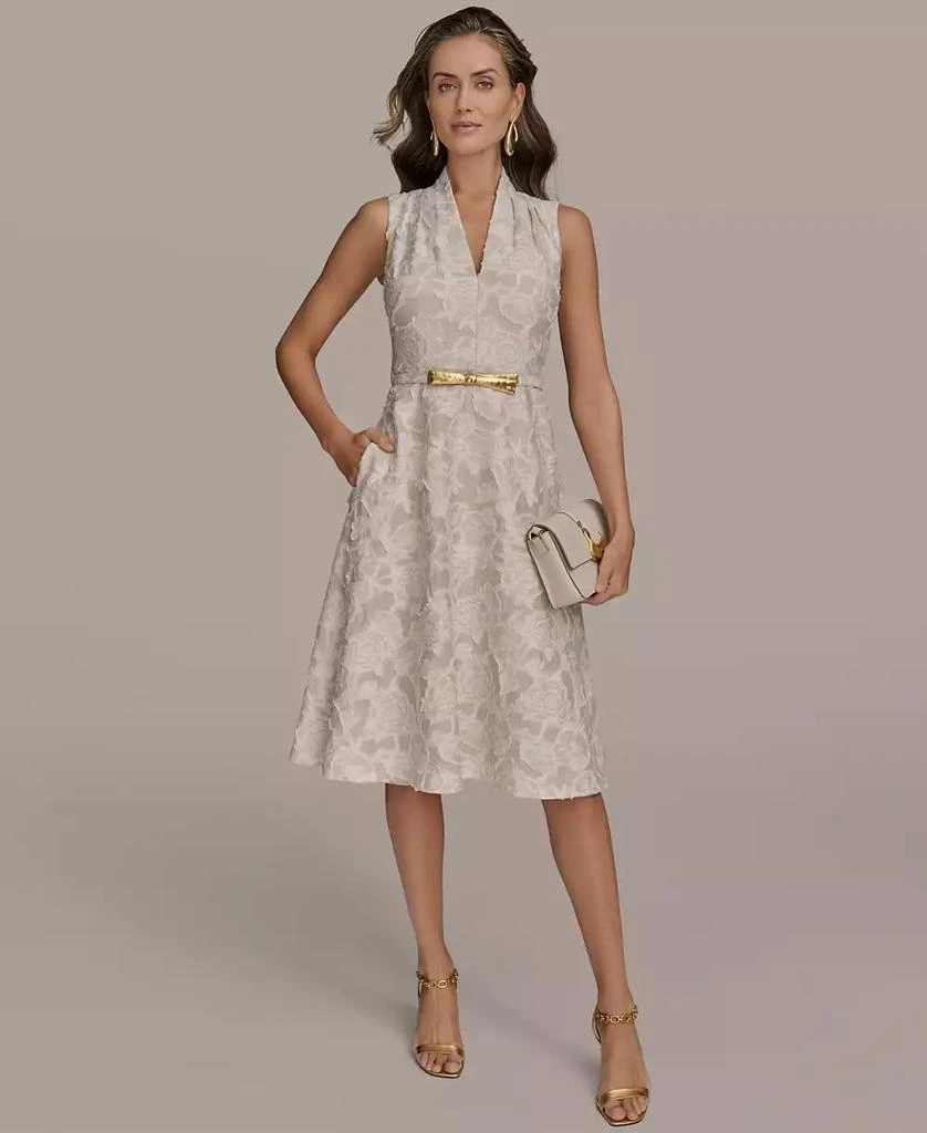 Donna Karan Women's A-Line Halter Midi Dress - Dresses & Skirts - Free  Shipping - BeyondStyle