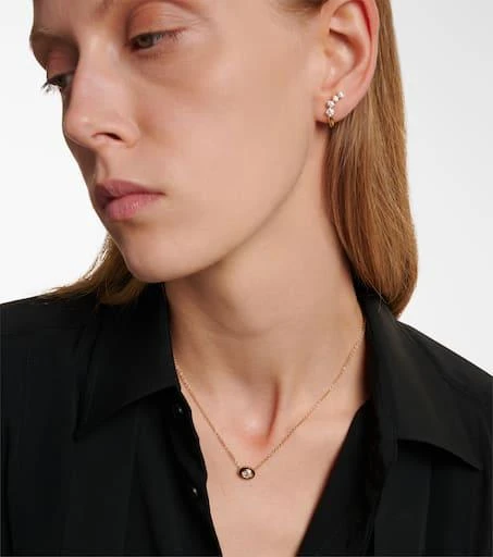 Melissa Kaye Lenox Reign 18kt gold necklace with diamond 3