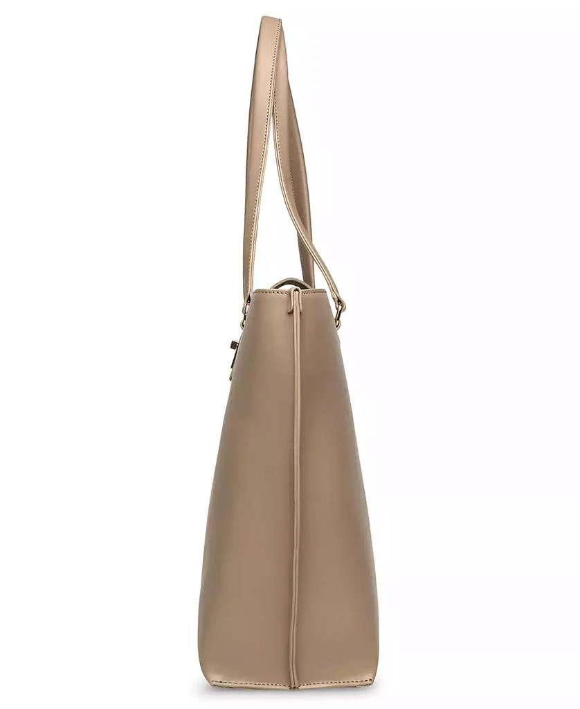 Anne Klein Women's Enamel Turn Lock Tote Bag 5