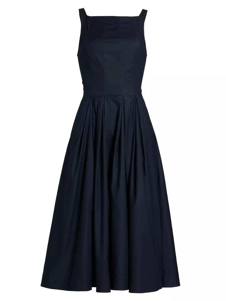 Reformation Jovana Stretch-Cotton Sleeveless Midi-Dress 1