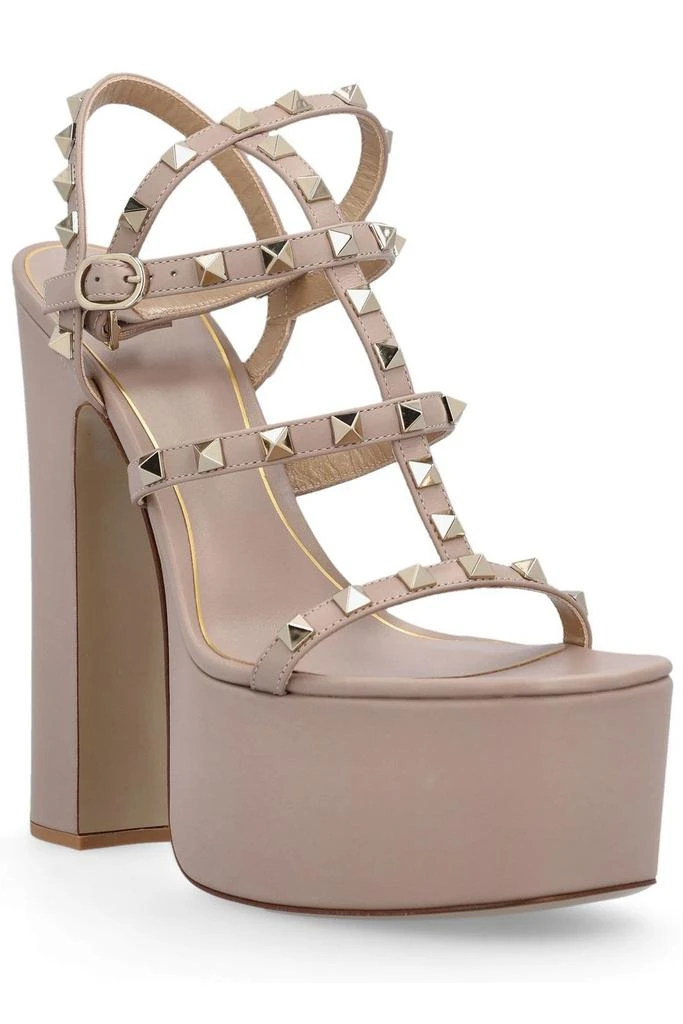 Valentino Valentino Garavani Rockstud Open Toe Platform Sandals 2