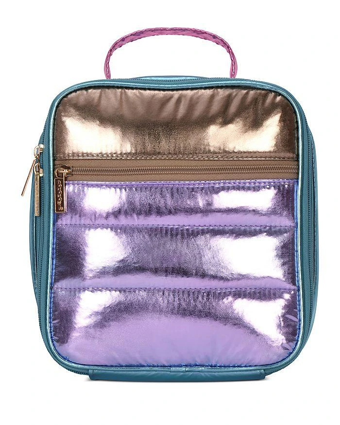 Iscream Girls' Icy Color Blocked Puffer Lunch Tote 1