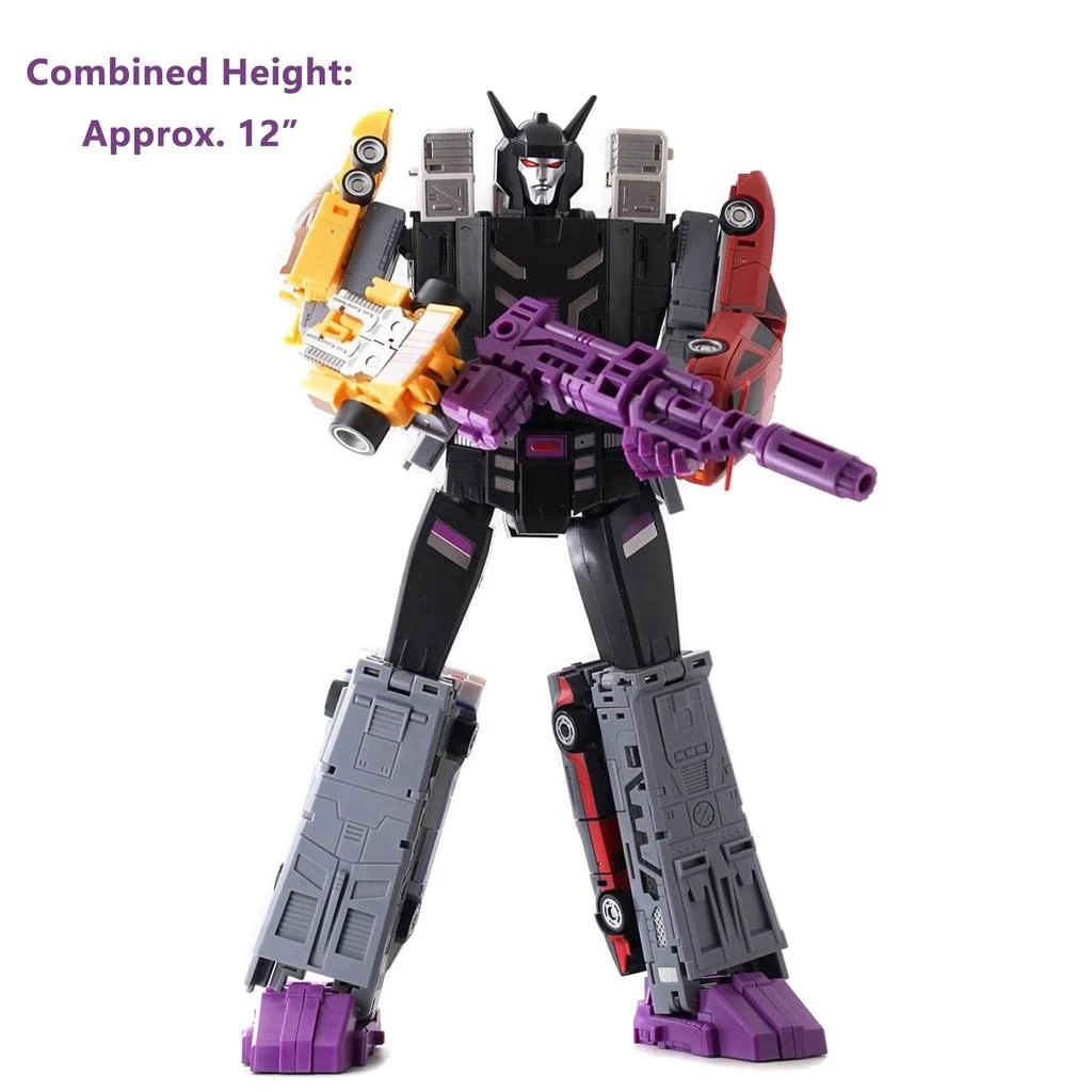 HAKIGO HAKIGO Deformation Combination Toy 5 in 1 Mini Action Figure Robot Car for Adults Kids 2