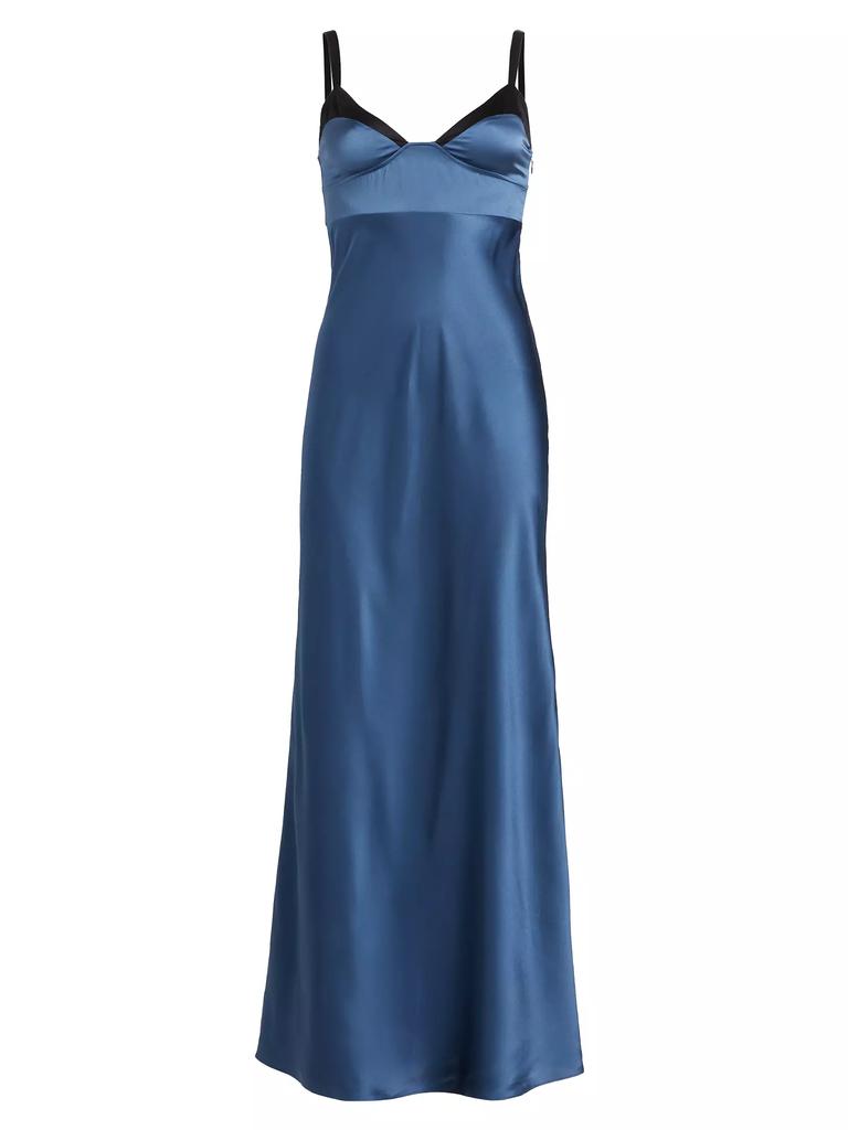 SIR. Depeche Silk-Blend Satin Balconette Gown