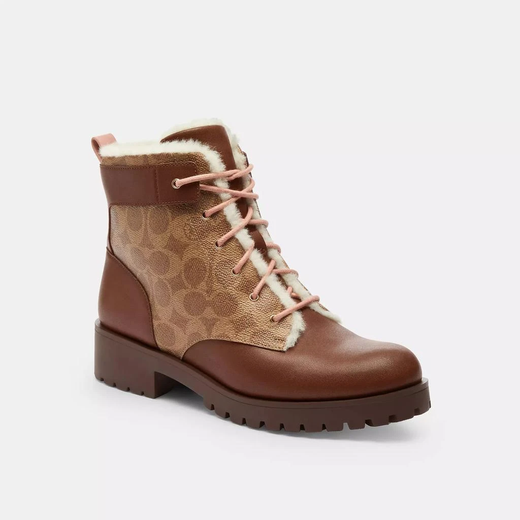Coach Lorraine Bootie In Signature Canvas 2