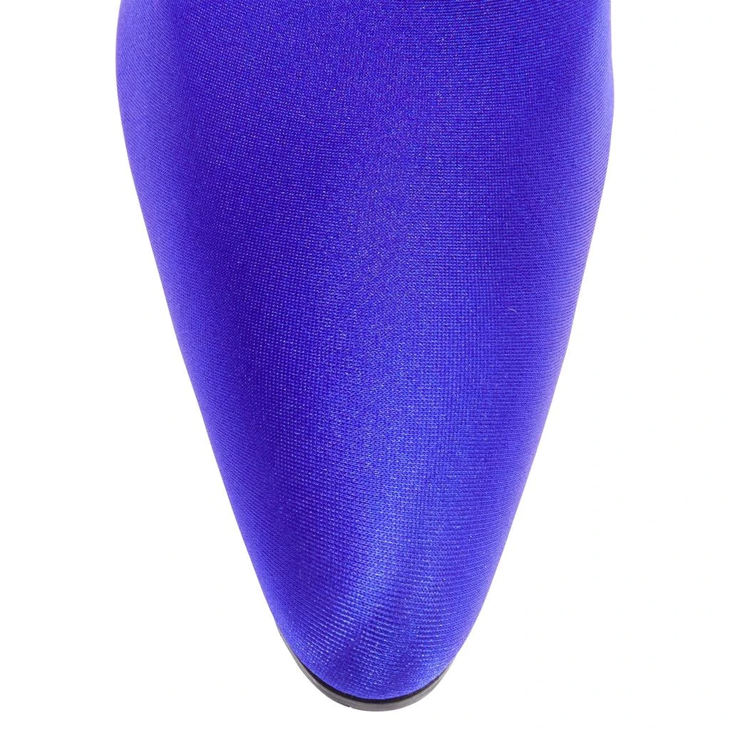 Balenciaga Demna lycra high heeled sock boots Kim Kardashian 6