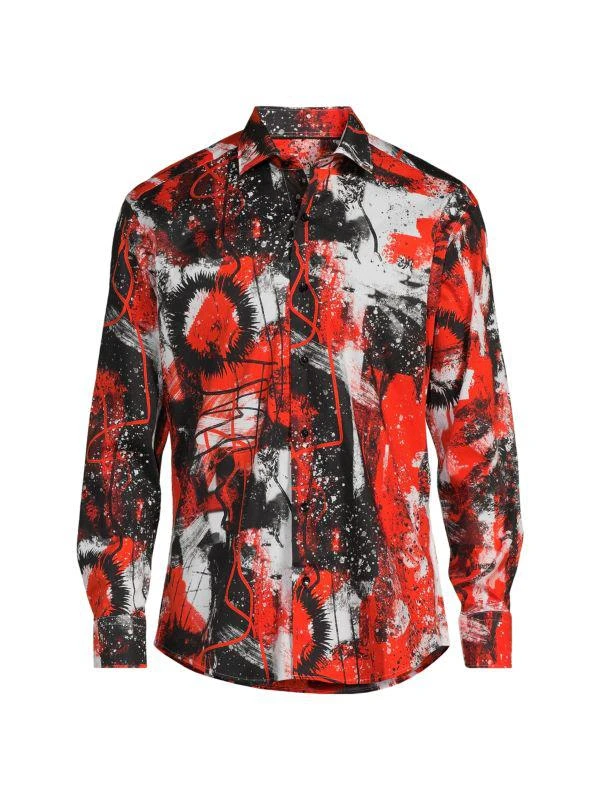 Bertigo Print Long Sleeve Shirt 3
