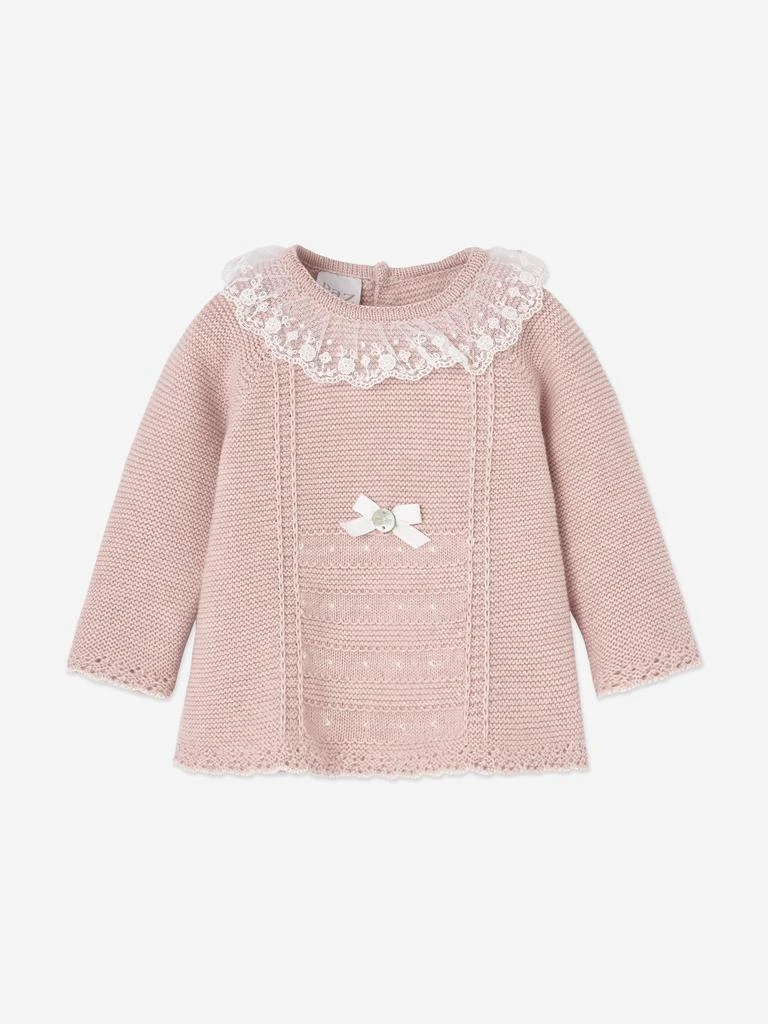 Paz Rodriguez Paz Rodriguez Baby Girls Knitted 2 Piece Set in Pink 3