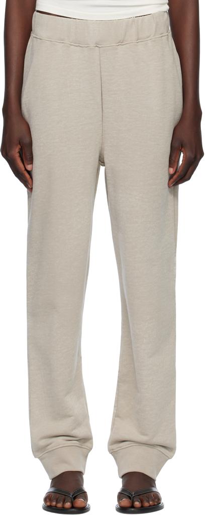 LAUREN MANOOGIAN Gray Terry Lounge Pants