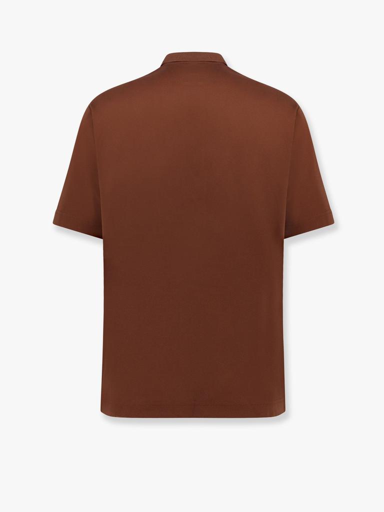 ALPHA STUDIO Cotton jersey polo shirt