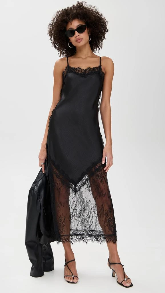 Pixie Market Silky Lace Panel Dress 2