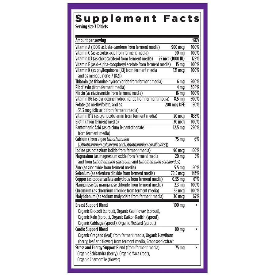 New Chapter Women's Advanced 40+ Multivitamin, Vegetarian Tablets 5