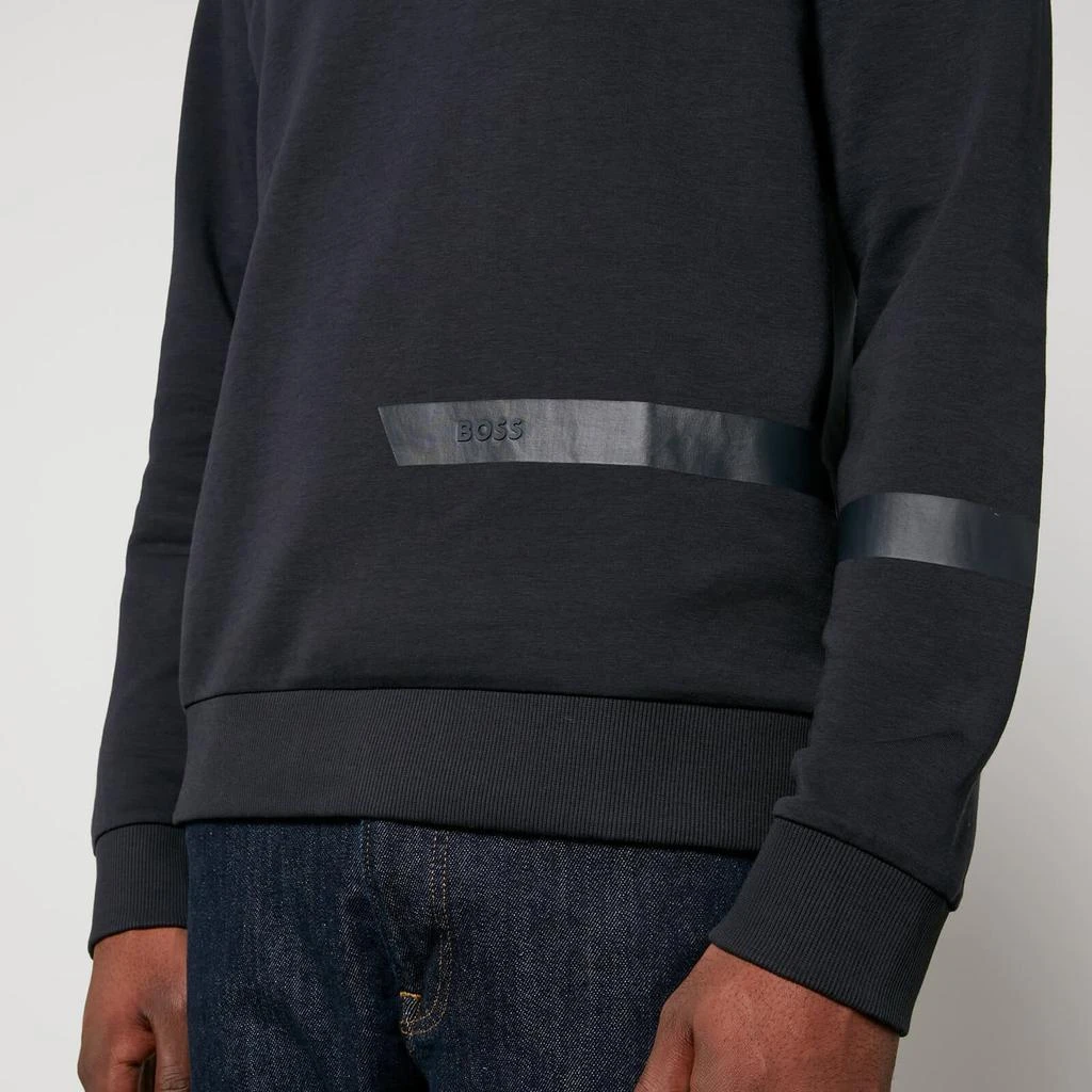 Hugo Boss BOSS Green Sweat 1 Cotton-Blend Quarter-Zip Sweatshirt 4