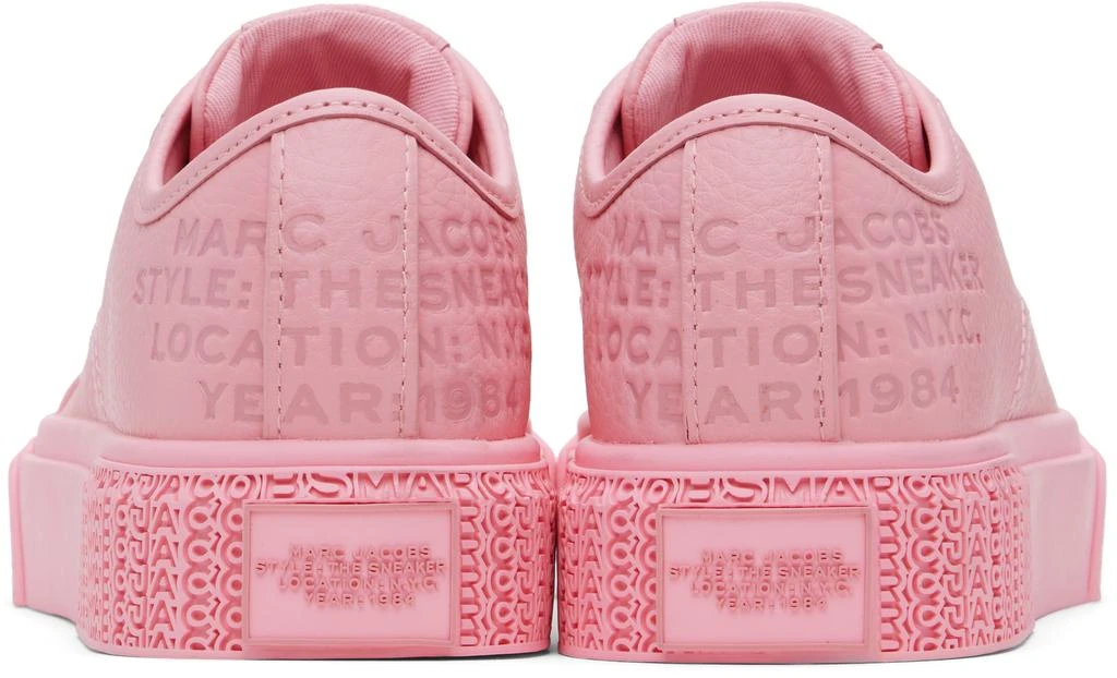 Marc Jacobs Pink 'The Leather' Sneakers 2