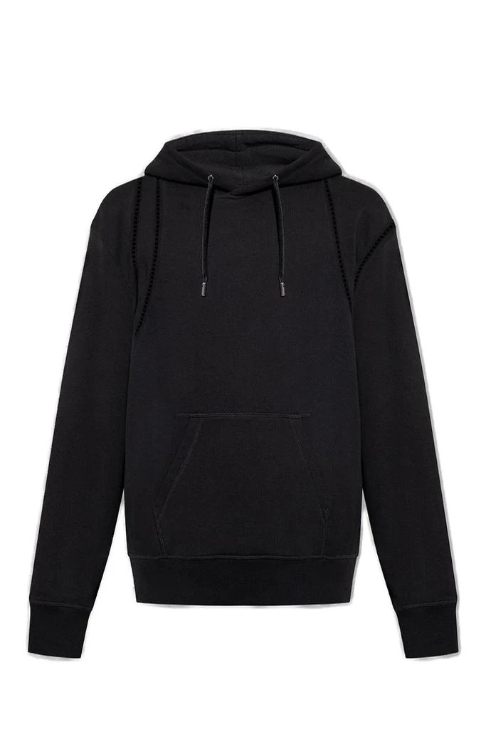 Alexander McQueen Alexander McQueen Cut-Out Detailed Drawstring Hoodie 1