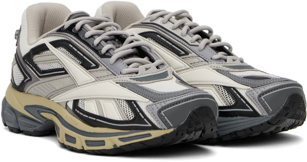 Reebok Gray & White Premier Road Ultra Ltd Sneakers 4