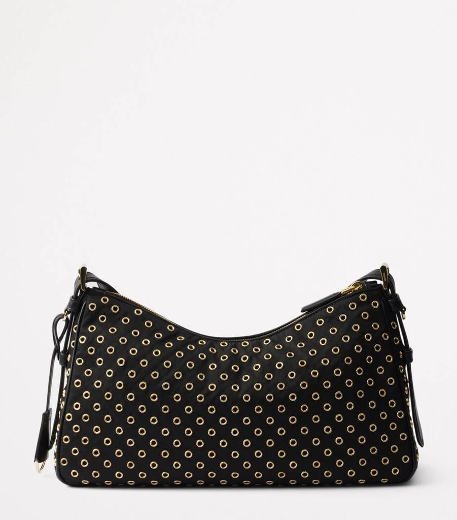 Prada Large Re-Nylon Grommet Aimée Shoulder Bag 3