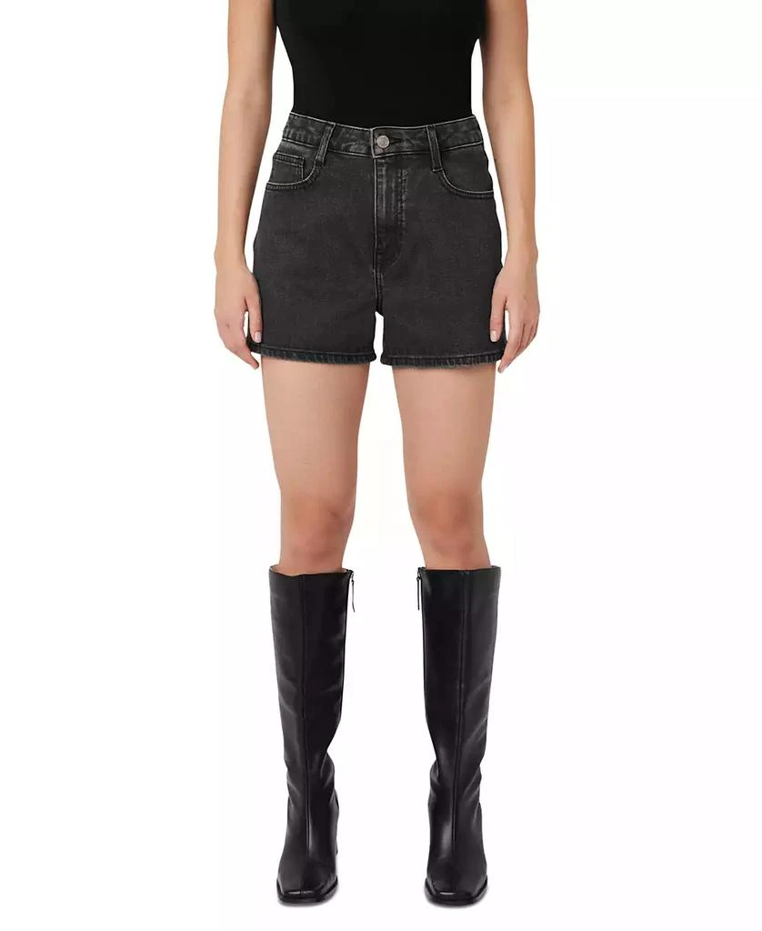 Frank And Oak Women's Stevie Tapered Denim Shorts 4