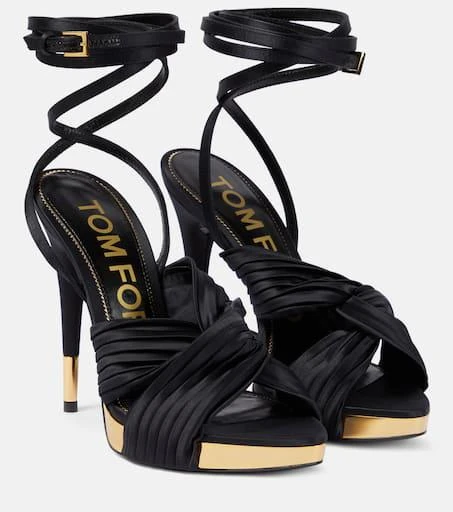 Tom Ford Satin platform sandals 1