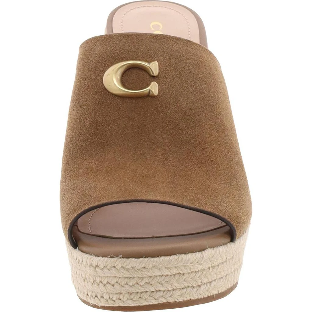 Coach Gloria  Womens Solid Wedge Sandals 2