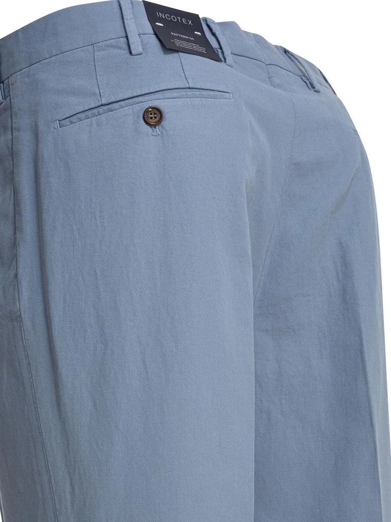 Incotex Ivory Incotex Pleated Pants 4