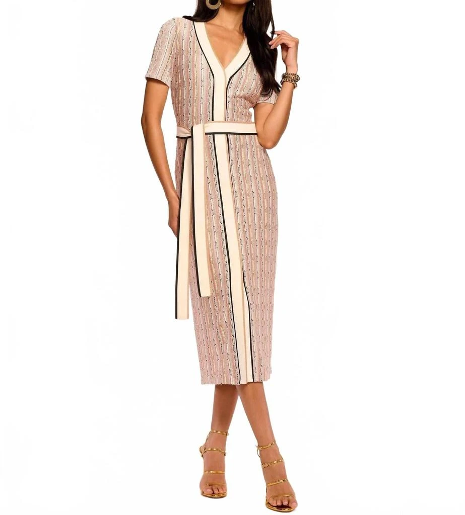 Shop Ronda Sequin Knit Midi Dress In Sequin Stripe on Sale at BeyondStyle   Get 37% Off Ronda Sequin Knit Midi Dress In Sequin Stripe with Limited-Time  Flash Deals, Exclusive Discounts, and