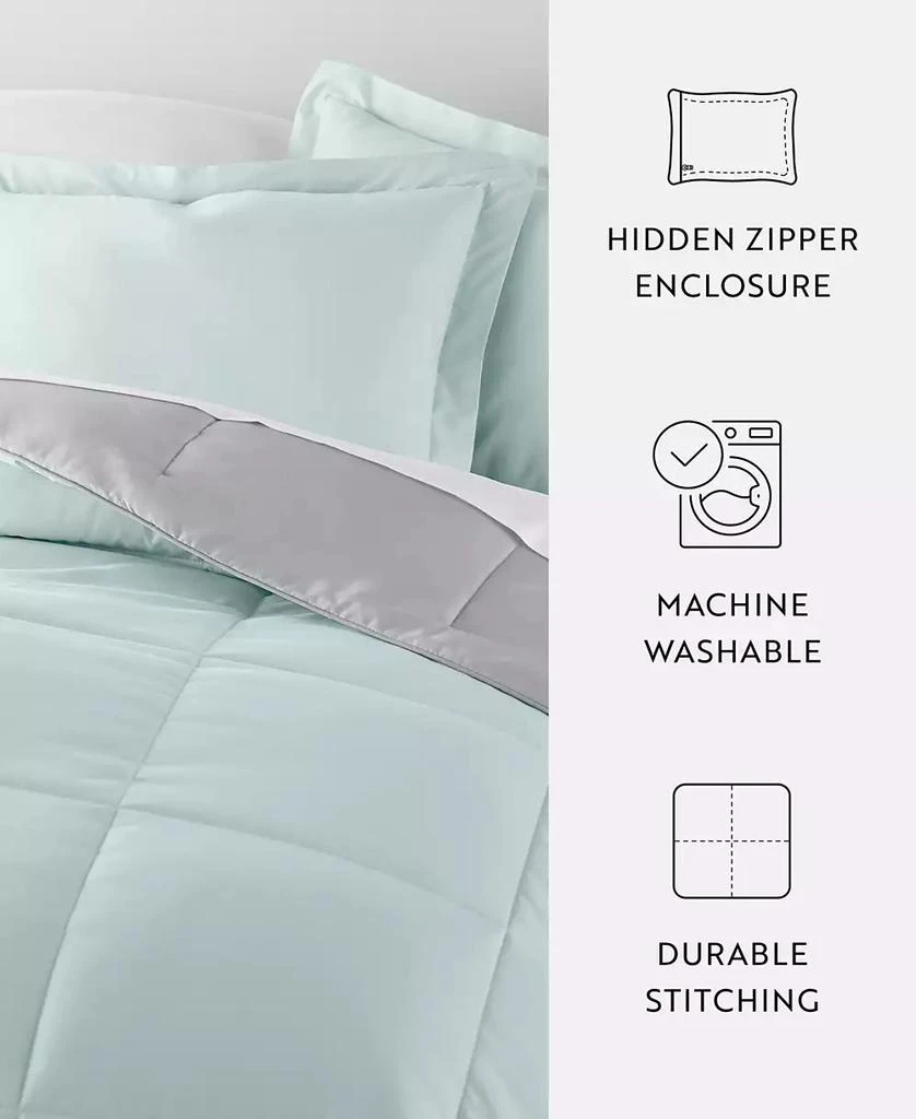 IENJOY HOME All Season Lightweight Down Alternative Reversible 3-Pc. Comforter Set 6