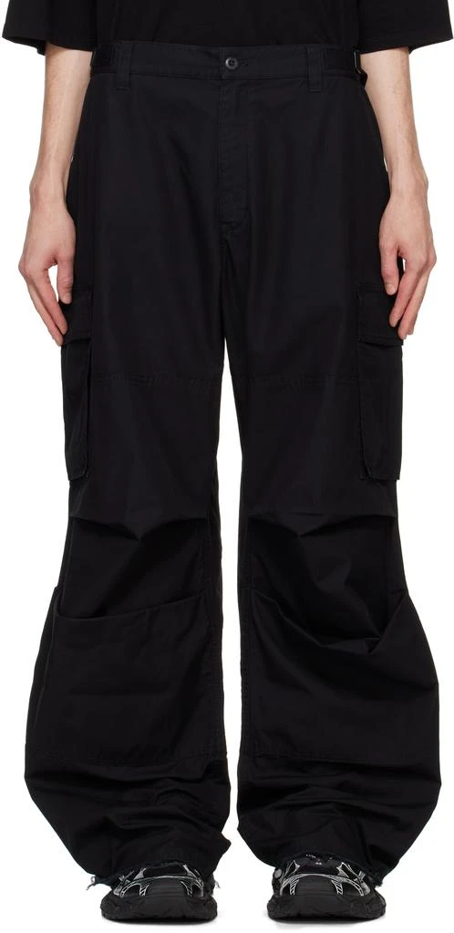 032c Black "Overtime" Cargo Pants 1