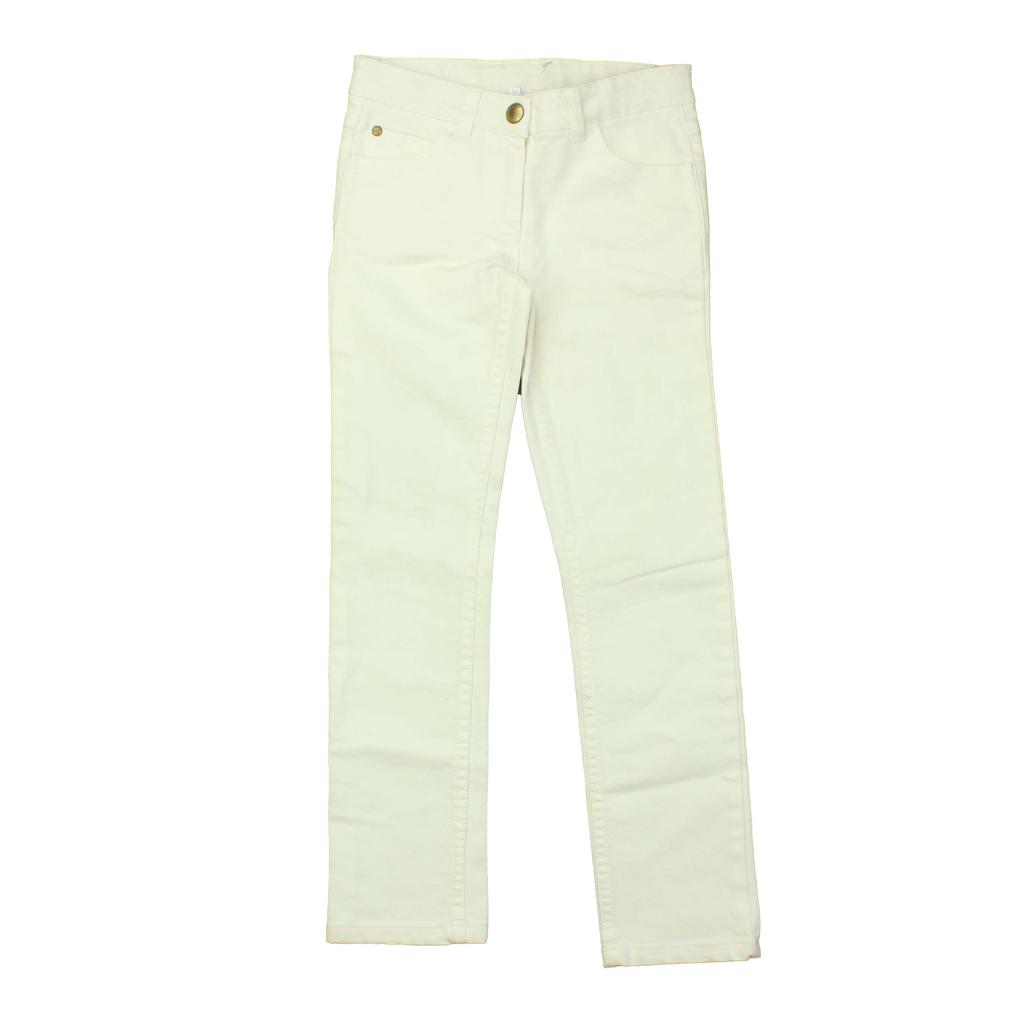 Jacadi Girls White Jeans