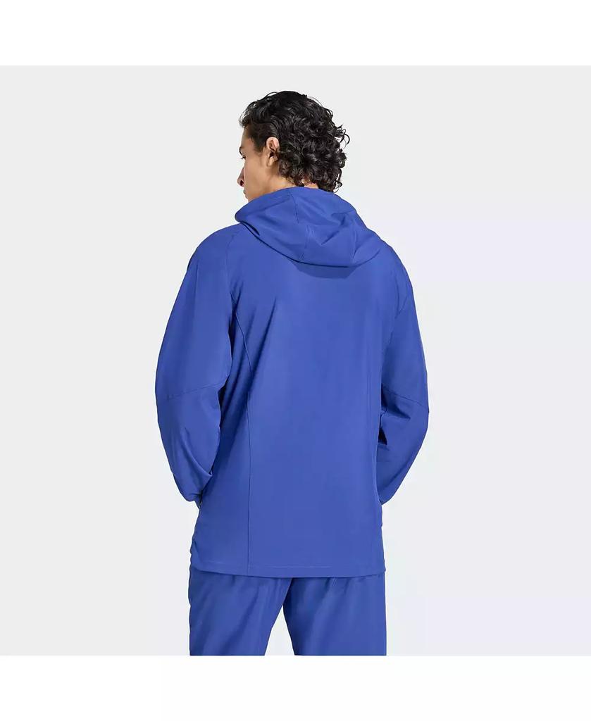 Adidas Men's Blue Italy National Team 2026 World Cup Travel Windbreaker Jacket