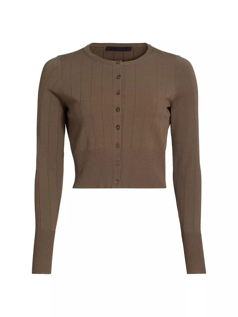 Jenni Kayne Finley Rib-Knit Crop Cardigan 1