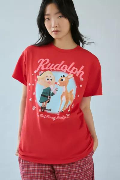 Urban Outfitters Rudolph The Red Nosed Reindeer Graphic Tee