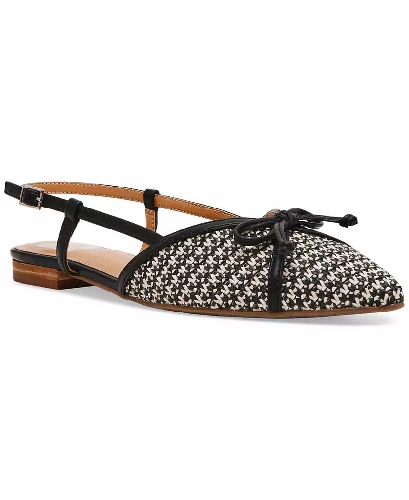 DV Dolce Vita Women's Carsen Bow Pointed-Toe Slingback Flats 1