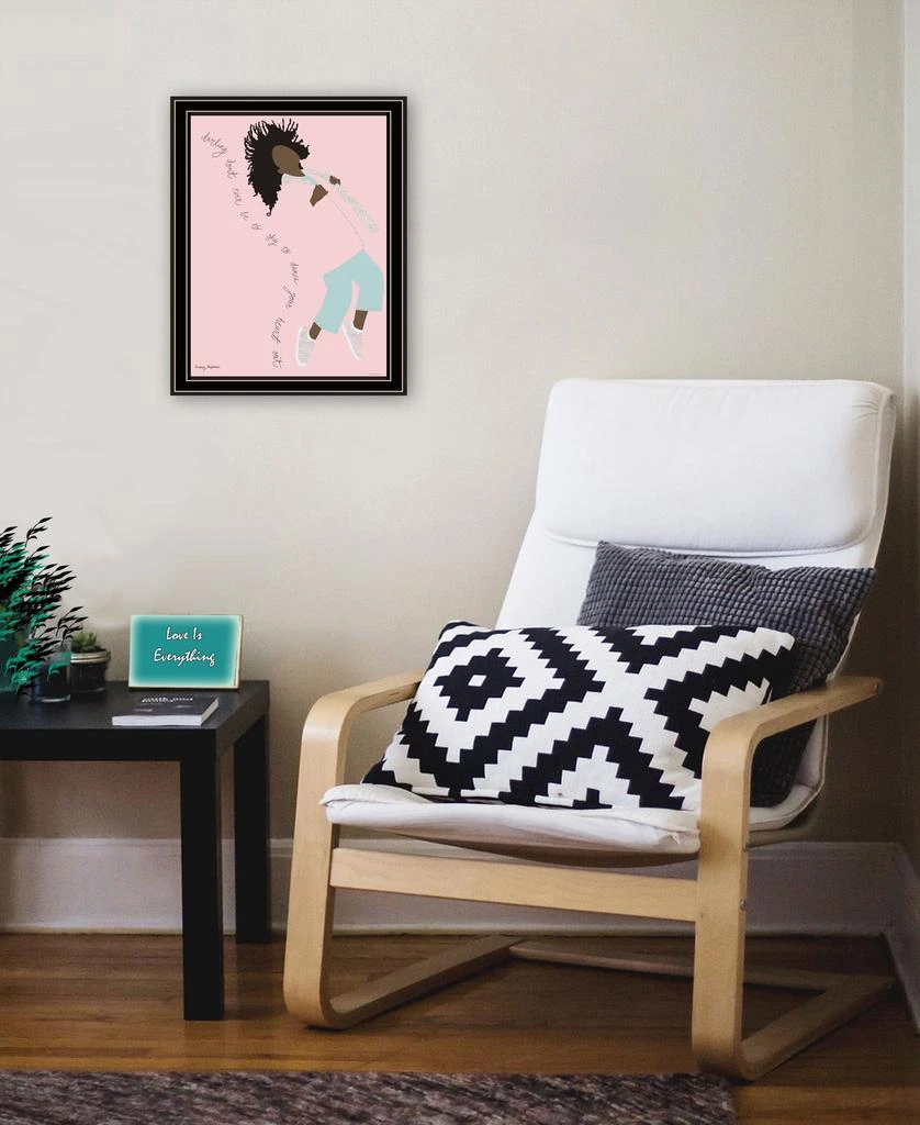 Hivvago Dance Your Heart Out Black Framed Print Wall Art 4