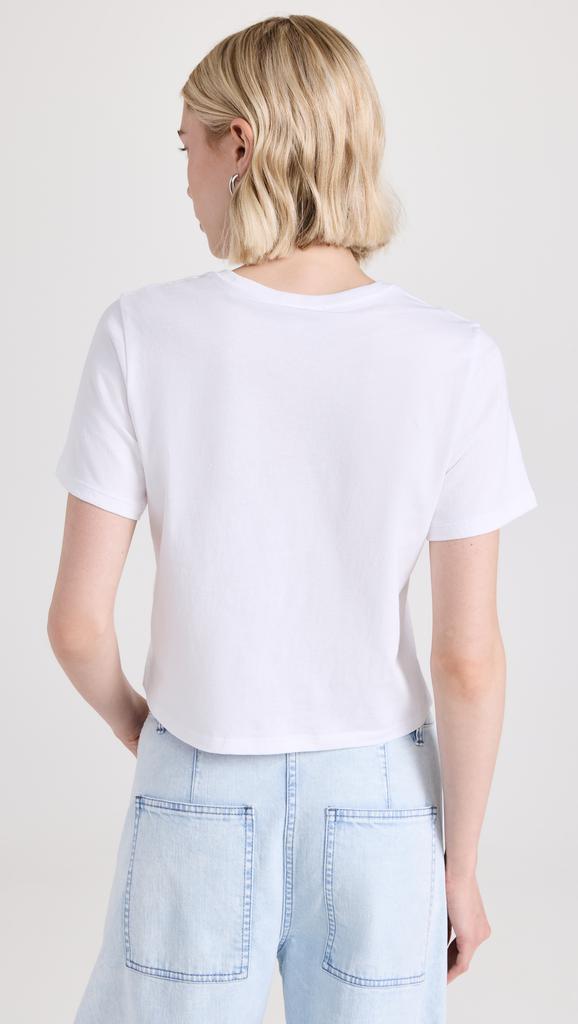 Tibi Program Cropped Baby Tee