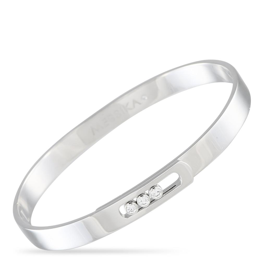 Messika Move Noa 18K White Gold 0.16ct Diamond Bracelet  Size Medium ME17-021925