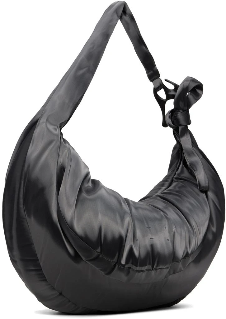 Heliot Emil Silver Liquid Metal Maxi Crossbody Bag 2