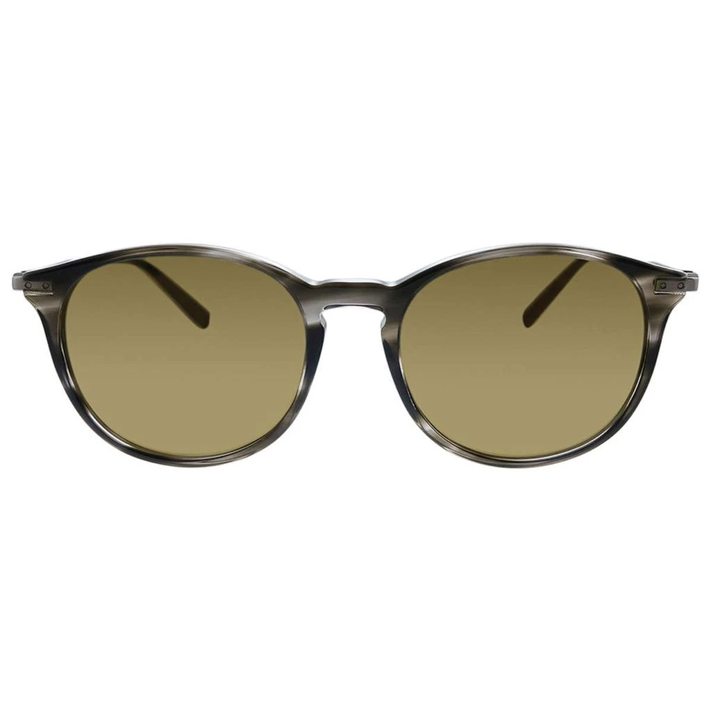 Salvatore Ferragamo Ferragamo Men's Grey Round Sunglasses 3