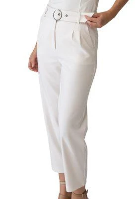 Adrienne Landau Onyx Landau Onyx Womens Slim Crepe Pants 1