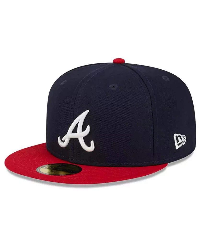New Era Men's Navy Atlanta Braves Big League Chew Team 59FIFTY Fitted Hat 3