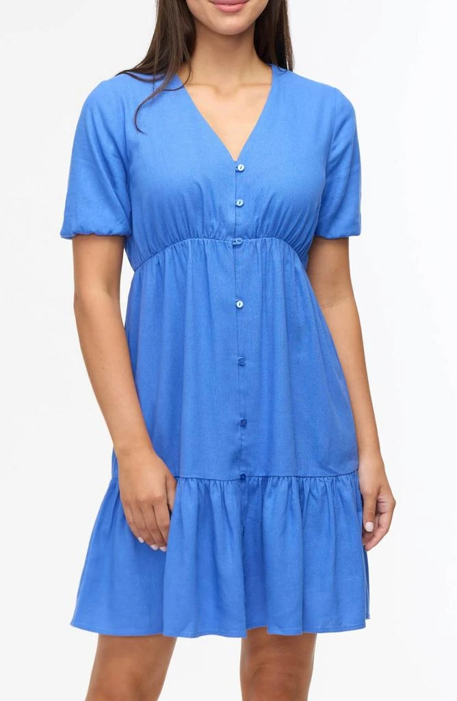 white linen flowing dress Heavenly Linen Maxi Dress