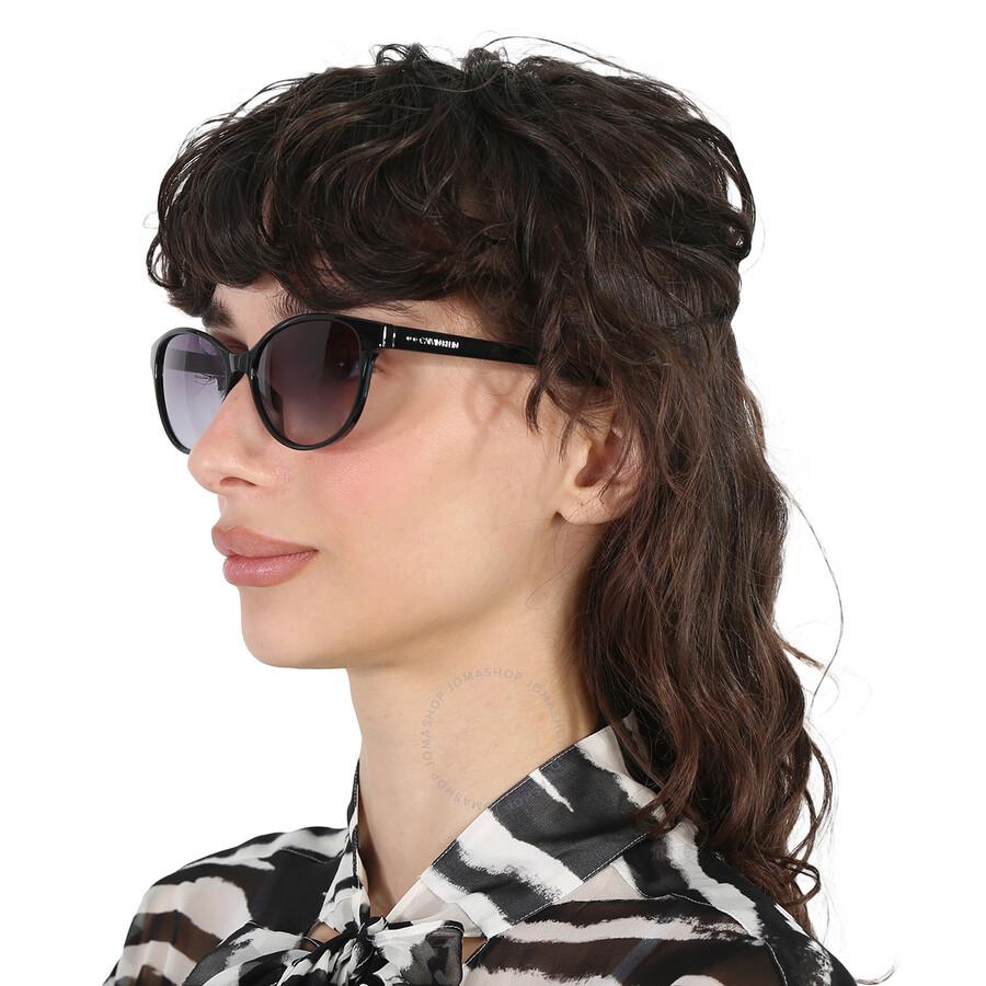 Calvin Klein Calvin Klein Grey Gradient Cat Eye Ladies Sunglasses CK20517S 001 56