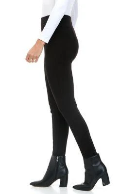 philosophy Womens Ponte High Rise Front Seam Leggings 3