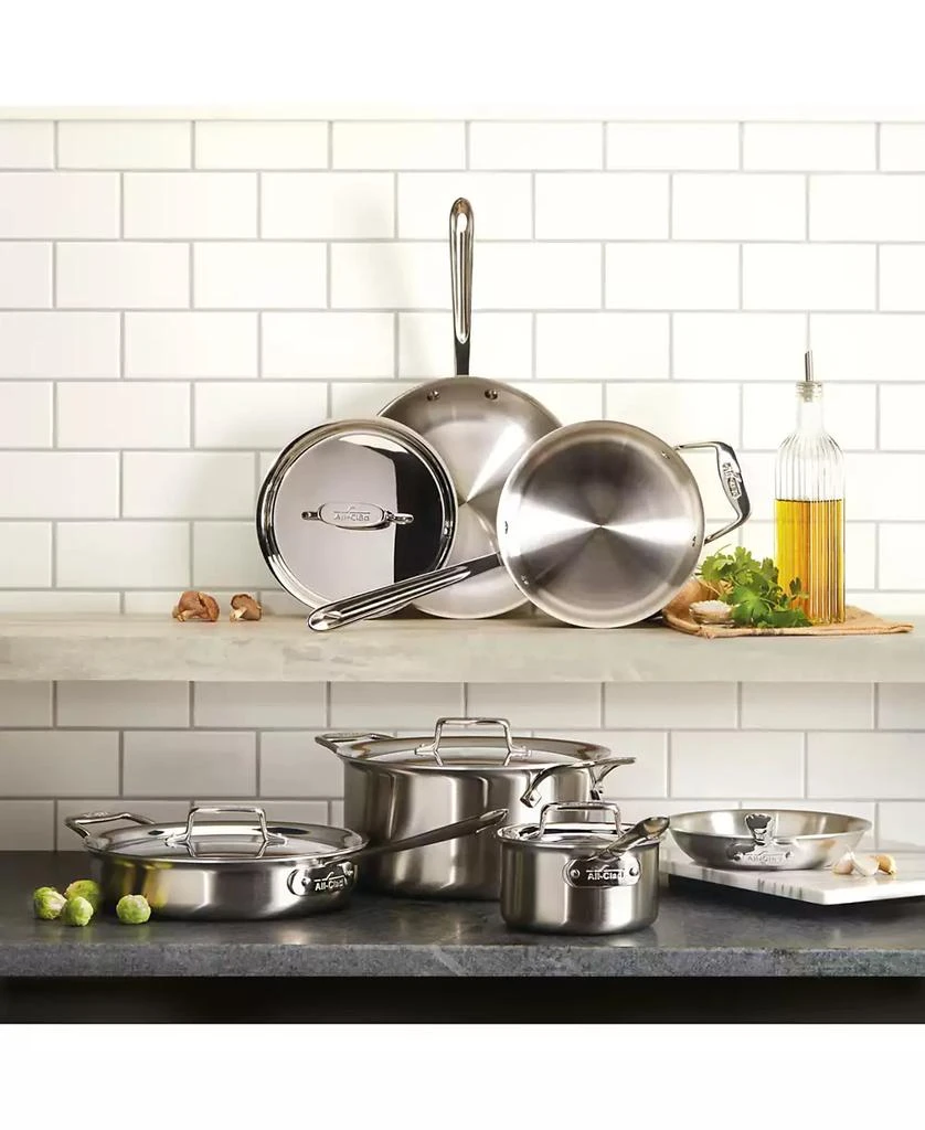 All-Clad D5 Brushed Stainless Steel 10" Fry Pan 6