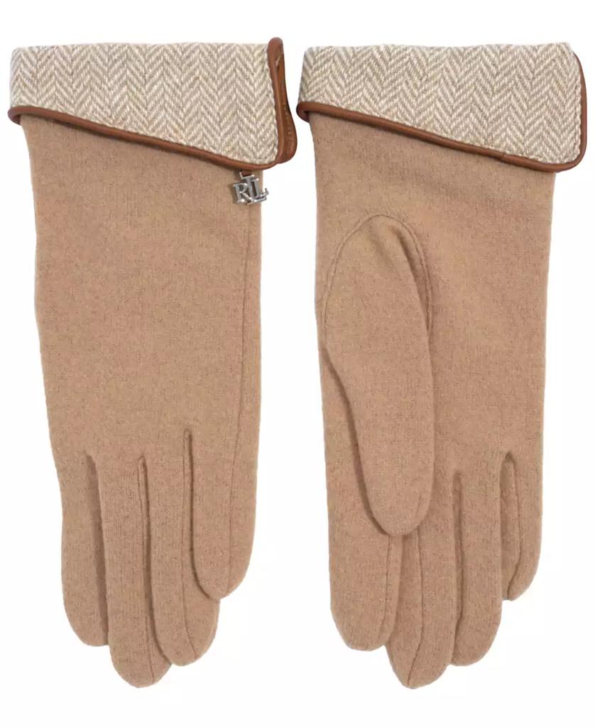 Ralph Lauren Pattern Cuff with Logo Charm Glove