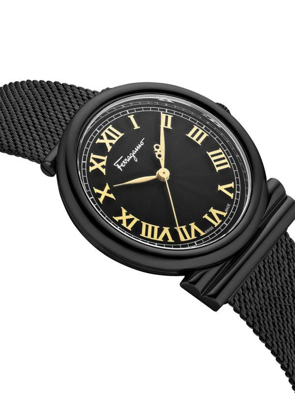 Salvatore Ferragamo Gancino 34MM Stainless Steel Bracelet Watch 2